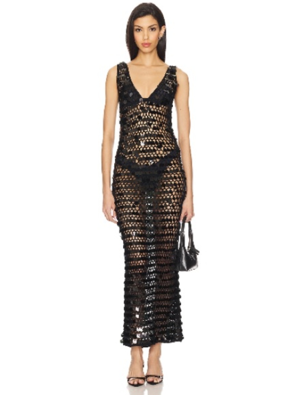 superdown London Maxi Dress in Black